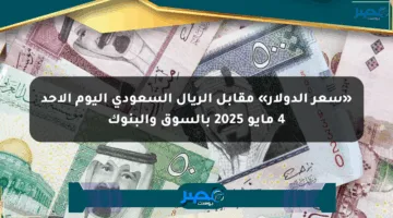 «سعر الدولار» مقابل الريال السعودي اليوم الأحد 4 مايو 2025 بالسوق والبنوك